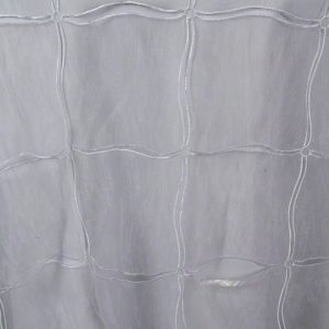 White Sheer Squares