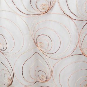 Champagne Spirals Sheer