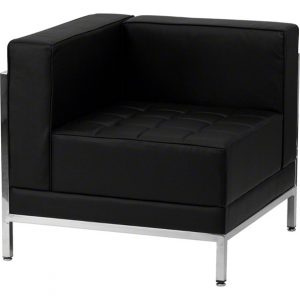 Black Imagination Left Corner Sectional Chair