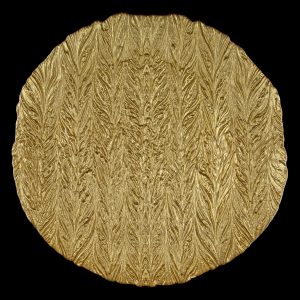 Cork Gold Glass Charger