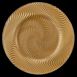 Dora Gold Glass Charger