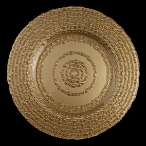Lasso Gold Glass Charger