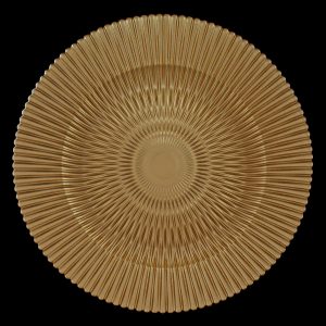 Marbella Gold Glass Charger