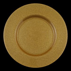 Reflex Gold Glitter Glass Charger