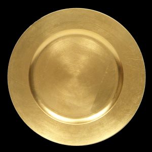 Gold Acrylic Charger Plate