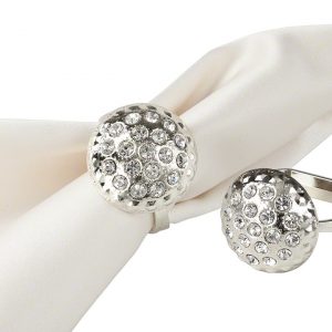 Silver Dome Napkin Ring