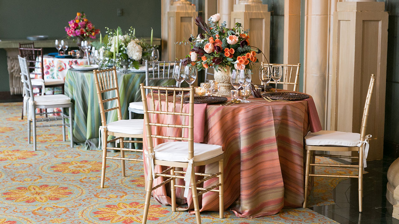 Rent from Fabulous Events. We are the leader in linen rentals. We have one of the largest selections of rental table linens, chair covers, napkins & more.