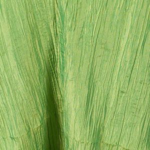 Apple Green Crinkle Taffeta