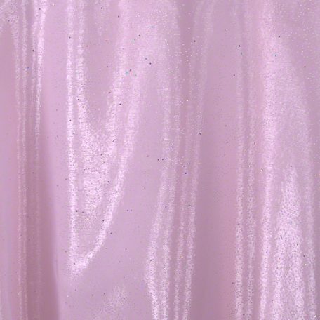 White Fairy Dust over Light Pink Polyester