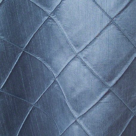 Slate Faux Silk Pintuck