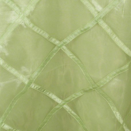 Kiwi Harlequin Sheer over Kiwi Polyester