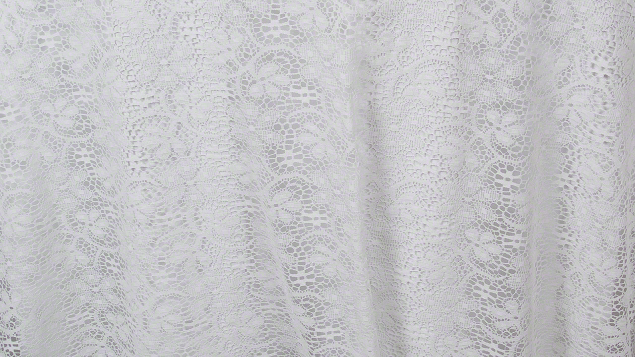 Rent our White Lace - Fabulous Events - Table Linen Rentals - 877-200-2424