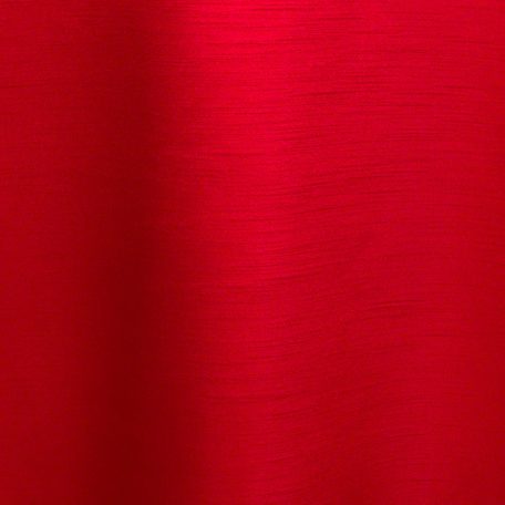 Red Majesty Dupioni Reverse Side