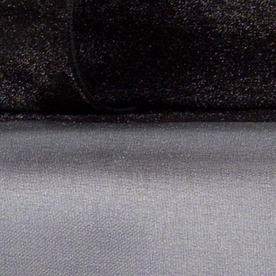 Black Sheer Organza
