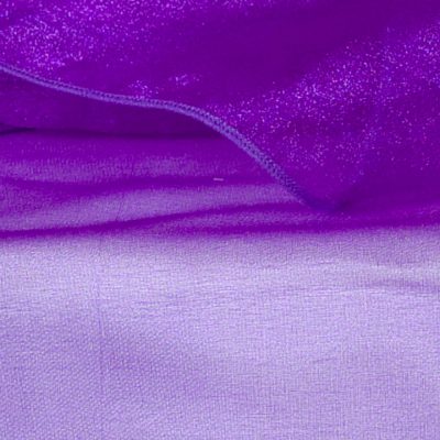 Purple Sheer Organza