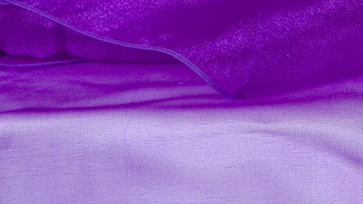 Purple Sheer Organza