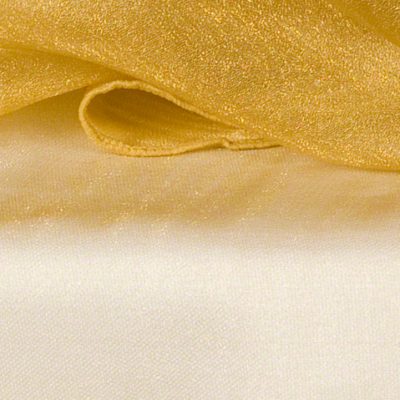 Victoria Gold Sheer Organza