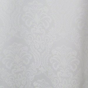 White Wellington Damask