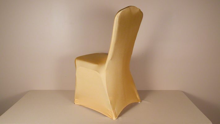 Gold Spandex Chair Cover