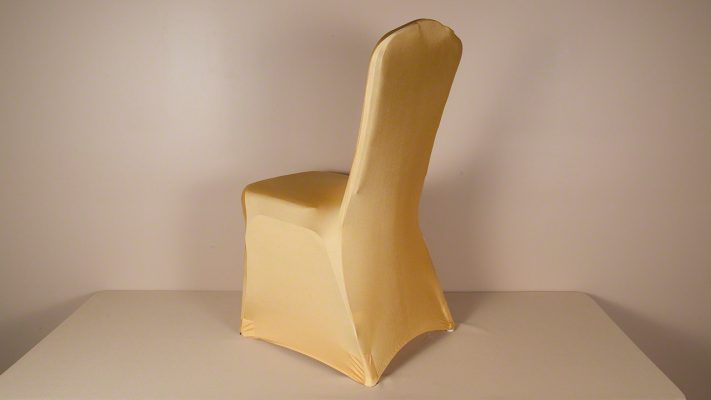 Gold Spandex Chair Cover
