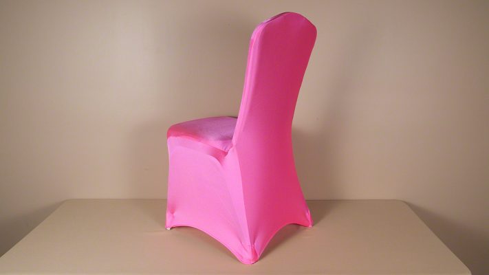 Hot Pink Spandex Chair Cover