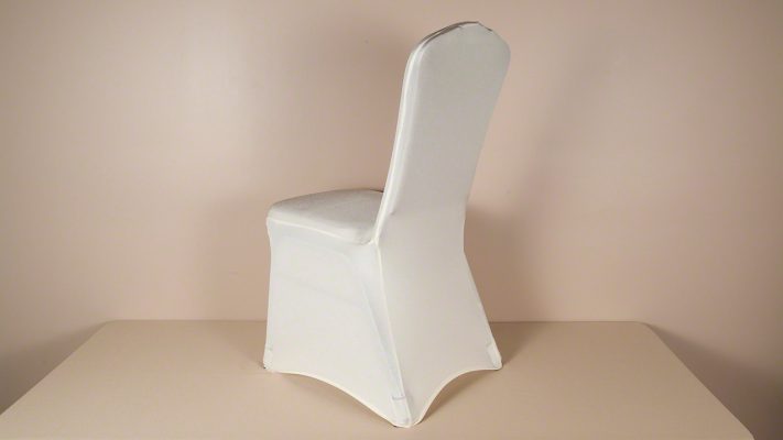 Ivory Spandex Chair Cover