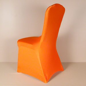 Pumpkin Orange Spandex Chair Cover