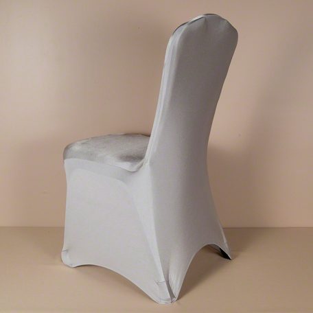 Silver Spandex Chair Cover