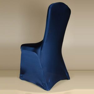 Navy Blue Spandex Chair Cover