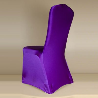 Purple Spandex Chair Cover