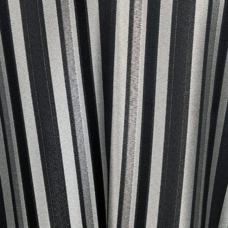 Black/Silver Versailles Stripe
