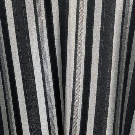 Black/Silver Versailles Stripe