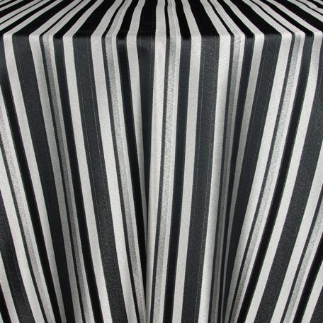 Black/Silver Versailles Stripe
