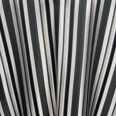 Black/Silver Versailles Stripe
