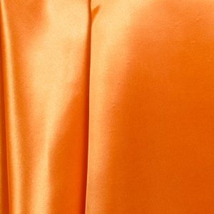 satin pumpkin orange