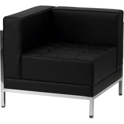 Black Imagination Left Corner Sectional Chair
