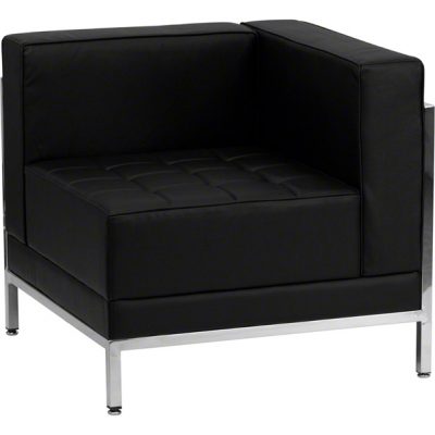Black Imagination Right Corner Sectional Chair