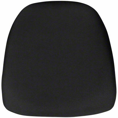 black fabric chiavari pad