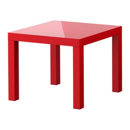 Red Standard End Table