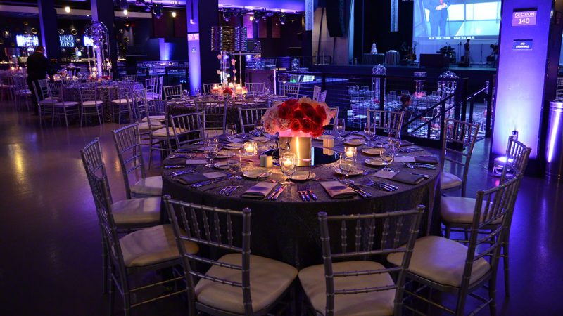 Jay Lazar and Lisa Rasansky Wedding Reception inside Sound Board at the Motor City Hotel and Casino