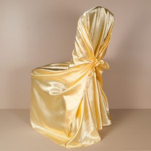 Canary Satin PIllowcase Chair Cover