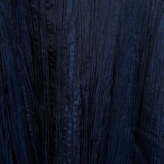 Midnight Blue Crinkle Taffeta