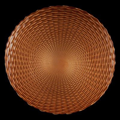 Celtic Copper Glass Charger