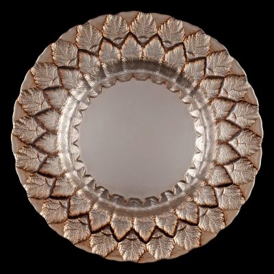 Florence Mocha Glass Charger
