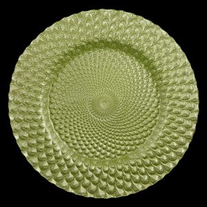 Luxe Citron Glass Charger