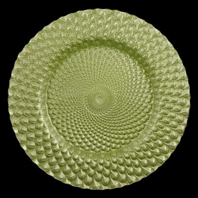 Luxe Citron Glass Charger