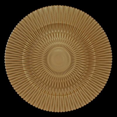 Marbella Gold Glass Charger