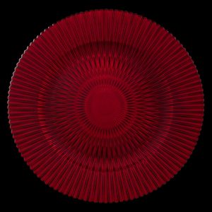 Marbella Red Glass Charger