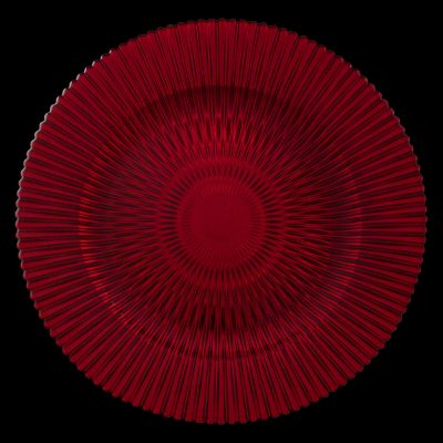 Marbella Red Glass Charger