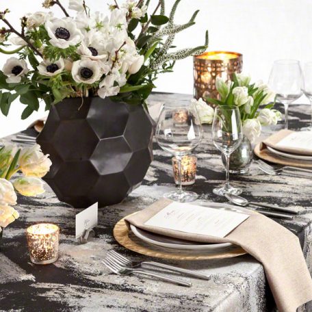 Black Allure Tablescape